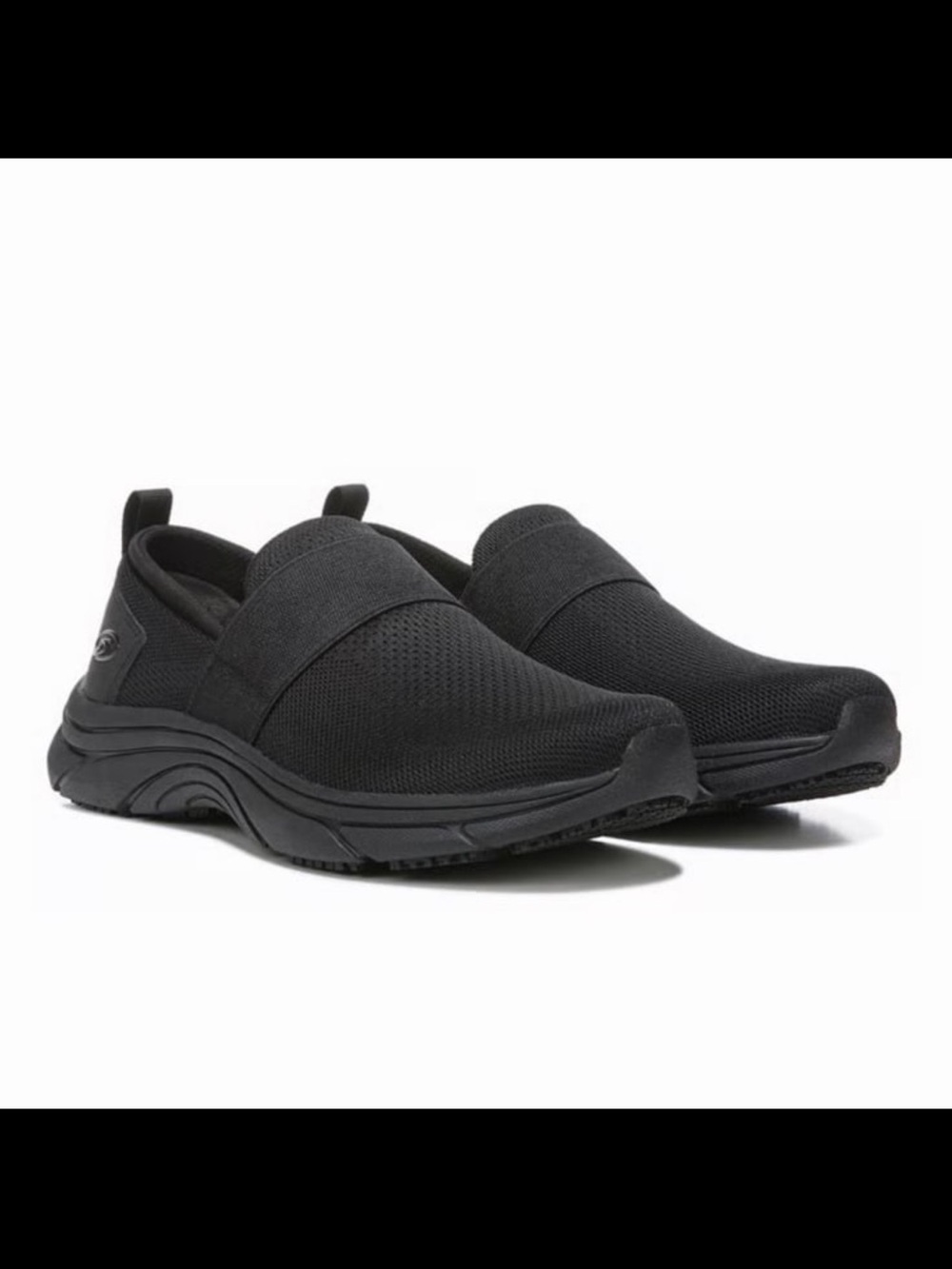 Skechers Women's Slip-On Non-Slip Resistant Shoes - Black